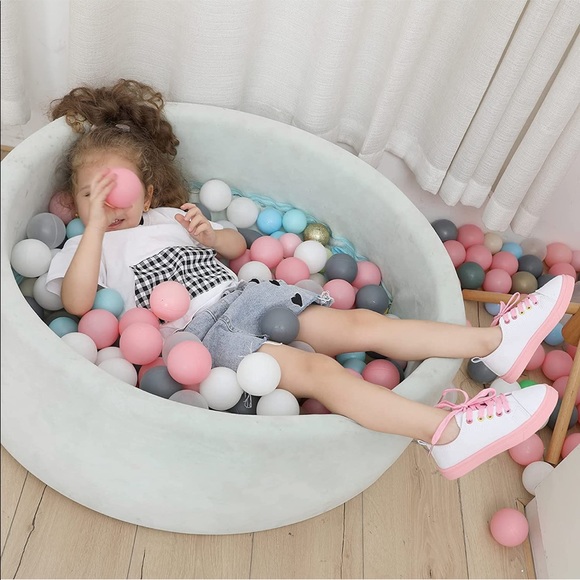 JOSINY Kids Shoes - Casual Toddler Canvas Sneakers Slip On Lazy Tennis Loafers - Picture 2 of 10